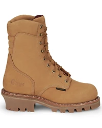 Chippewa Men's 9" Super DNA Lace-Up Waterproof Work Boots - Steel Toe