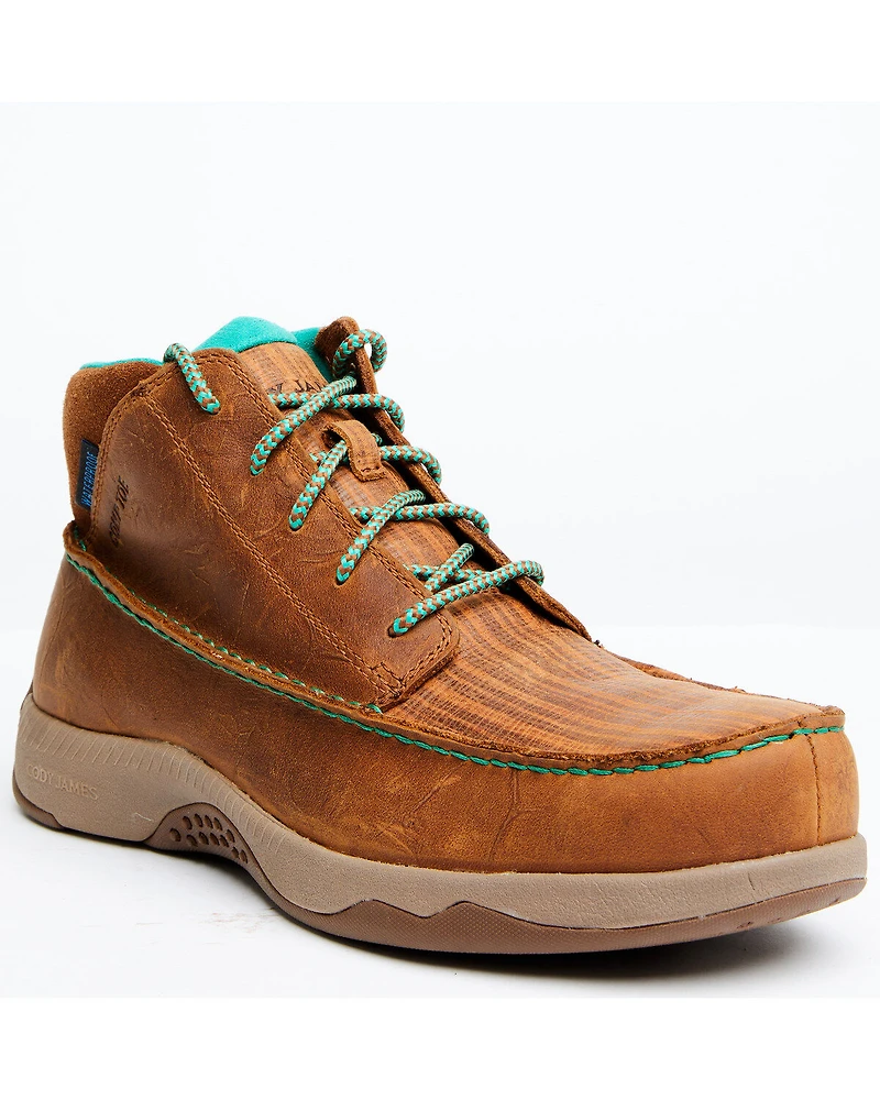 Cody James Men's Sport Blutcher Tyche Casual Lace-Up Work Shoes - Composite Toe
