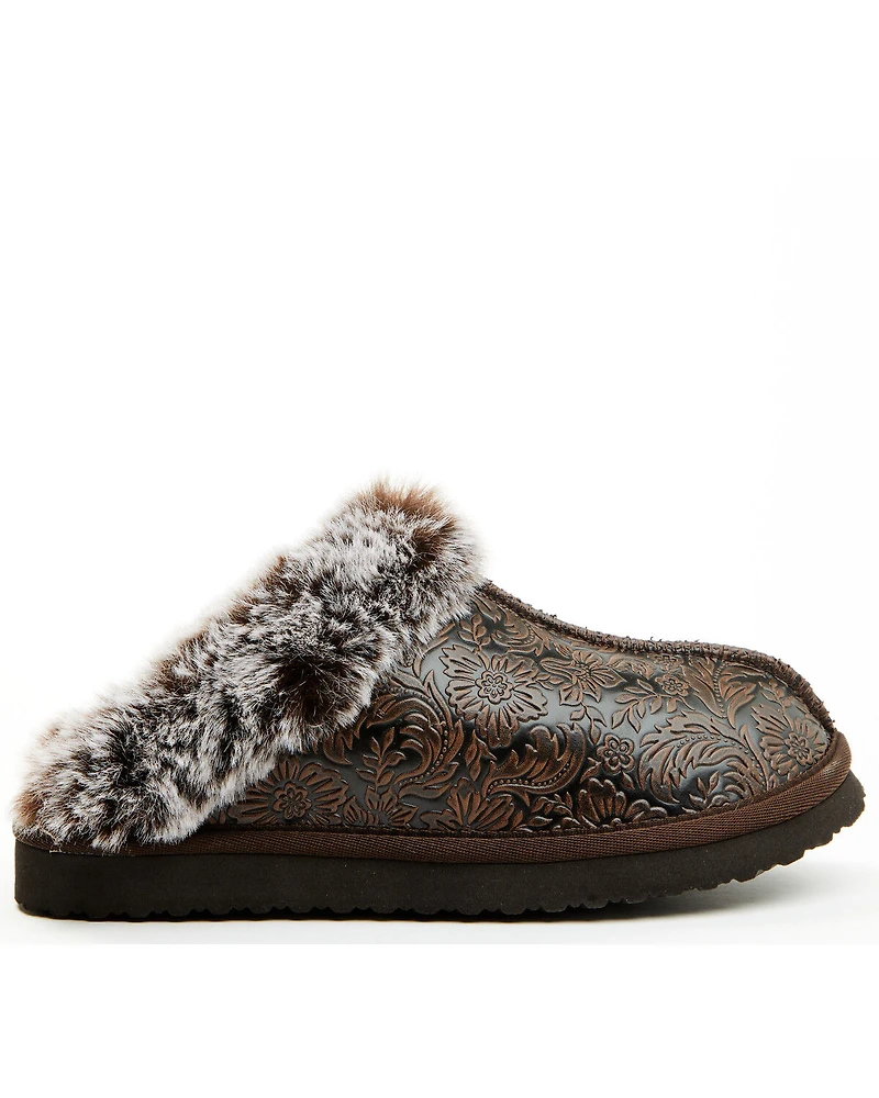 Very G Women's Lolly Embossed Slippers