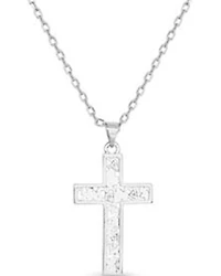 Montana Silversmiths Women's Heartfelt Faith Cross Necklace