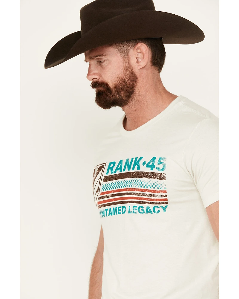 RANK 45® Men's Untamed Logo Short Sleeve Graphic T-Shirt