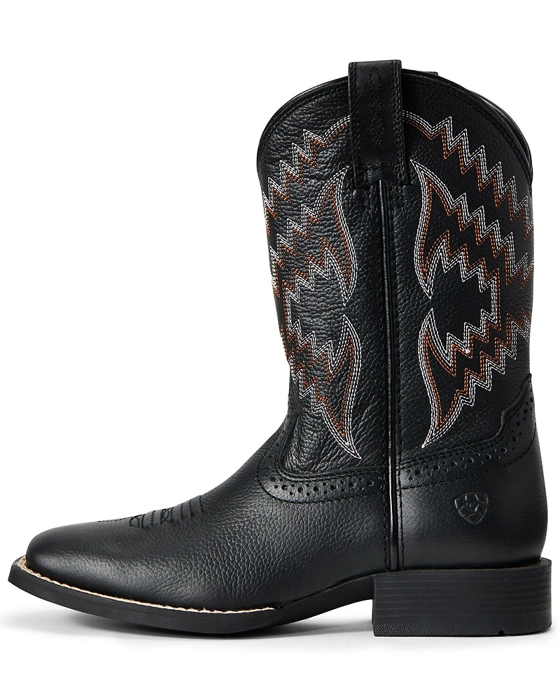 Ariat Boys' Tycoon Bear Western Boots - Broad Square Toe