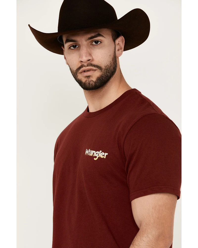 Wrangler Men's Boot Barn Exclusive Cowboy Southwestern Short Sleeve Graphic T-Shirt