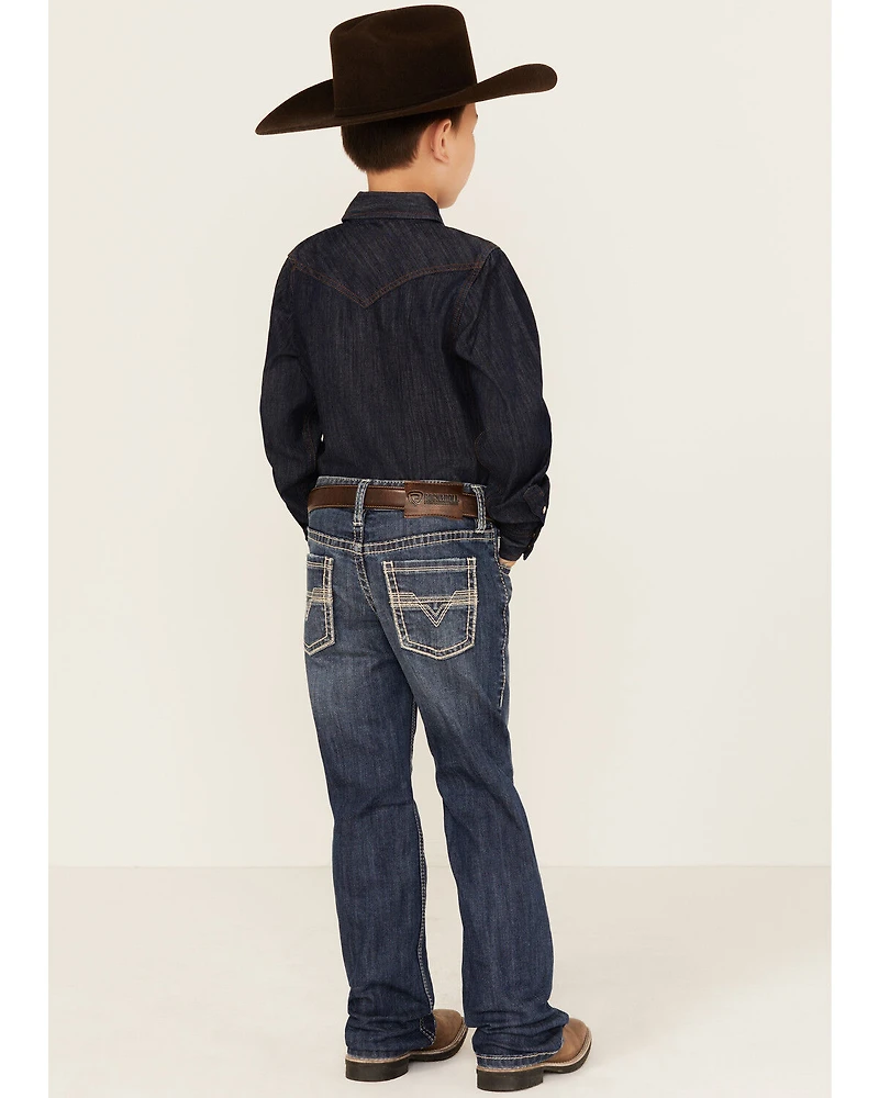 Rock & Roll Denim Boys' Bootcut Stretch Jeans