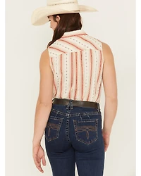 Ariat Women's Billie Jean Desert Stripe Sleeveless Shirt