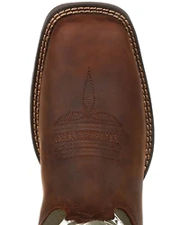 Durango Men's Army Green USA Western Performance Boots - Square Toe
