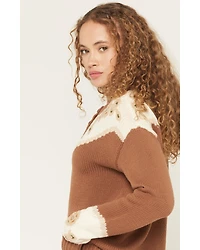 Pendleton Women's Floral Henley Sweater