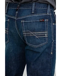 Ariat Men's FR M4 Durastretch Lineup Relaxed Straight Work Denim Jeans - Big