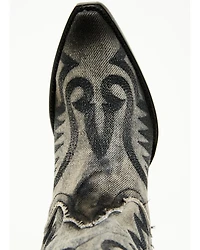 Dan Post Women's Denim Darlin Tall Western Boots - Snip Toe