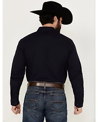 RANK 45® Men's Southwest Action Long Sleeve Snap Performance Western Shirt