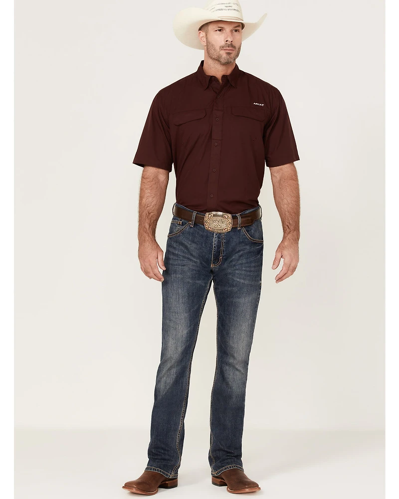 Ariat Men's VentTEK Outbound Short Sleeve Button-Down Shirt - Big