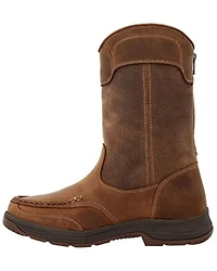 Georgia Boot Men's Athens Superlyte Waterproof Wellington Pull On Western Boots - Alloy Toe