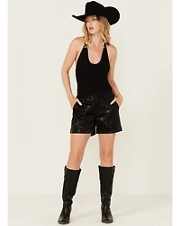 Dear John Women's Mid Rise Snake Print Shorts