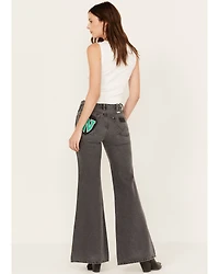 Wrangler Women's Heart Patch Wanderer Flare Jeans