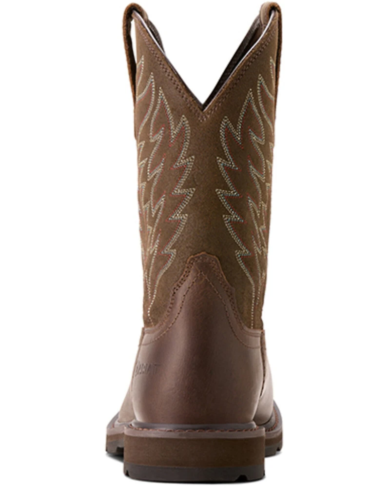 Ariat Men's Groundbreaker Square Toe Western Work Boots