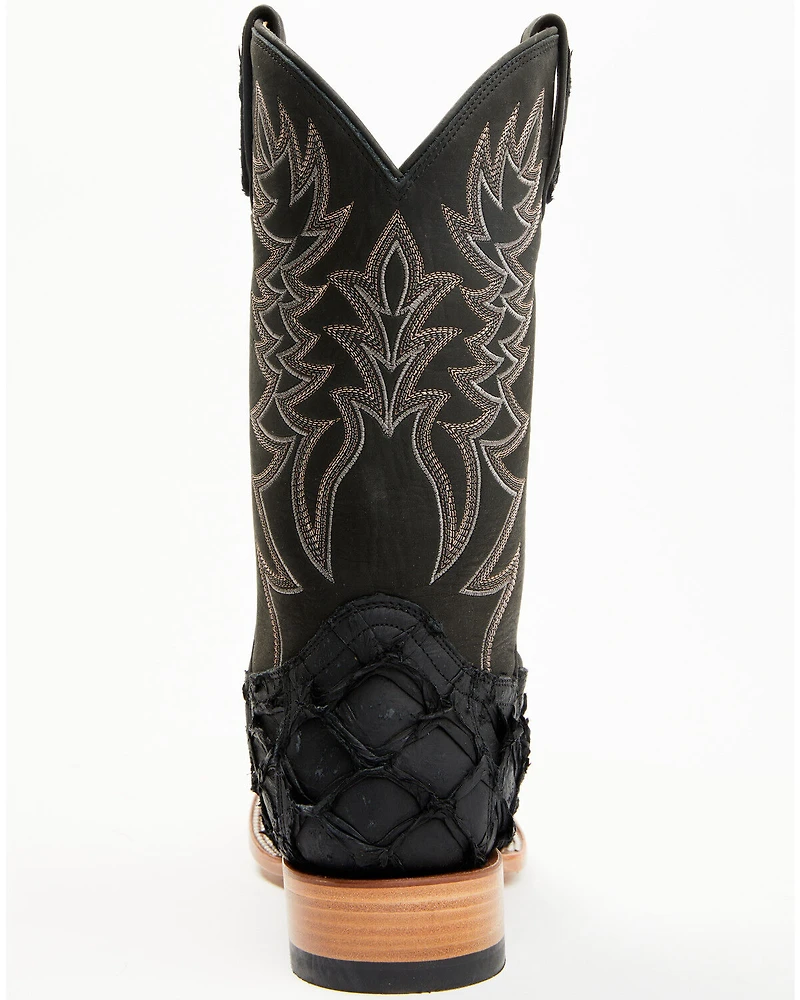 Cody James Men's Exotic Pirarucu Western Boots - Broad Square Toe