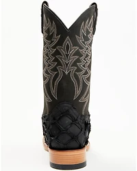 Cody James Men's Exotic Pirarucu Western Boots - Broad Square Toe