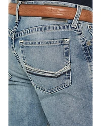 Ariat Men's Boot Barn Exclusive M2 Nolan Badger Medium Wash Relaxed Bootcut Stretch Denim Jeans