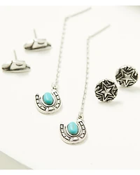 Idyllwind Women's Keller Threader Charms Earring Set - 5 Piece