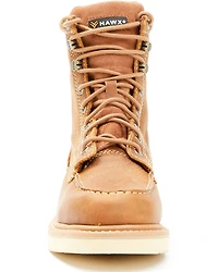 Hawx Men's Brown Wedge Work Boots - Soft Toe