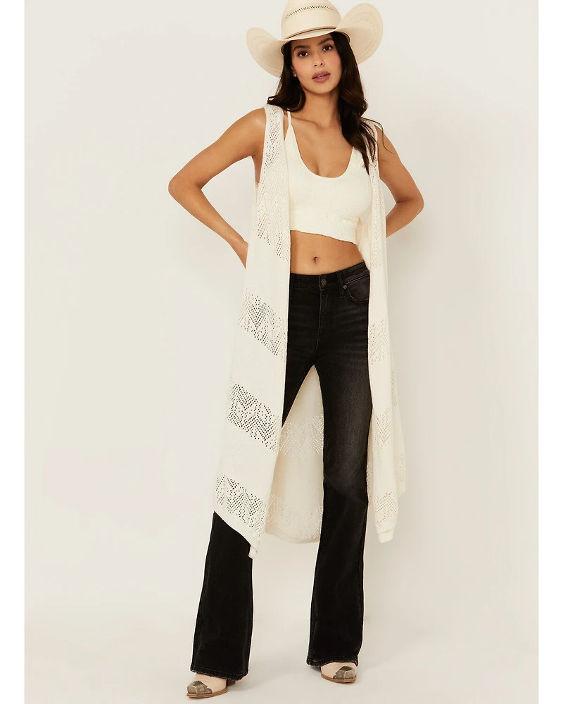 Wrangler Retro Women's Crochet Duster Vest
