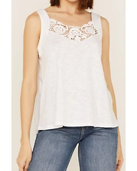 Wrangler Retro Women's Crochet Knit Lace Tank Top