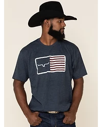 Kimes Ranch Men's Navy American Trucker Graphic T-Shirt