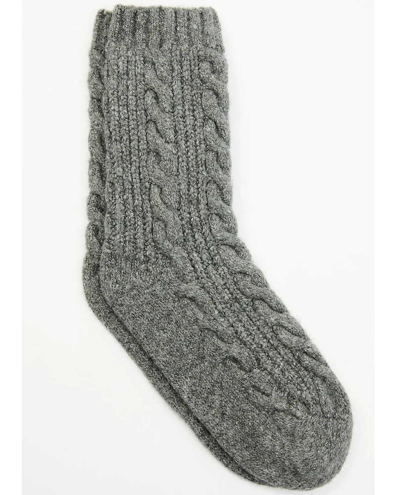 Shyanne Women's Cable Knit Cozy Socks