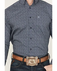 Ariat Men's Colson Geo Print Long Sleeve Button-Down Western Shirt