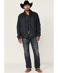 Wrangler Men's Concealed Carry Blanket-Lined Denim Jacket - Tall