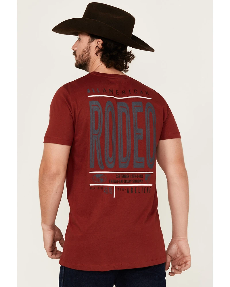 RANK 45® Men's Rough Rider Short Sleeve Graphic T-Shirt