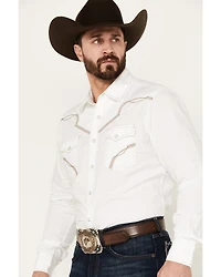 Wrangler Men's Rock 47 Long Sleeve Snap Western Shirt