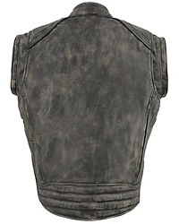 Milwaukee Leather Men's Distressed 2 In 1 Motorcycle Jacket - 4X