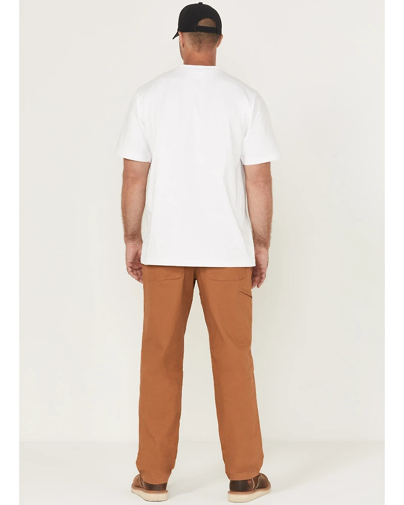Lucky Brand Workwear Men's Double Knee Canvas Work Pants