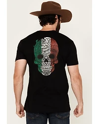 Moonshine Spirit Men's Eagle Skull Mexico Short Sleeve Graphic T-Shirt