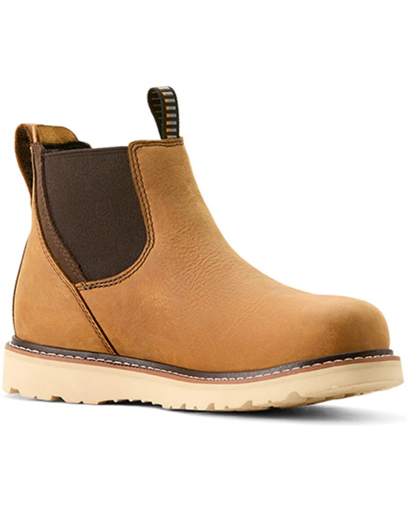 Ariat Women's 5.5" Rebar Wedge Chelsea Waterproof Work Boots - Soft Toe