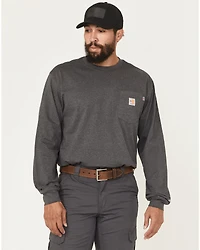 Carhartt Men's FR Loose Fit Long Sleeve Lightweight Electric T-Shirt