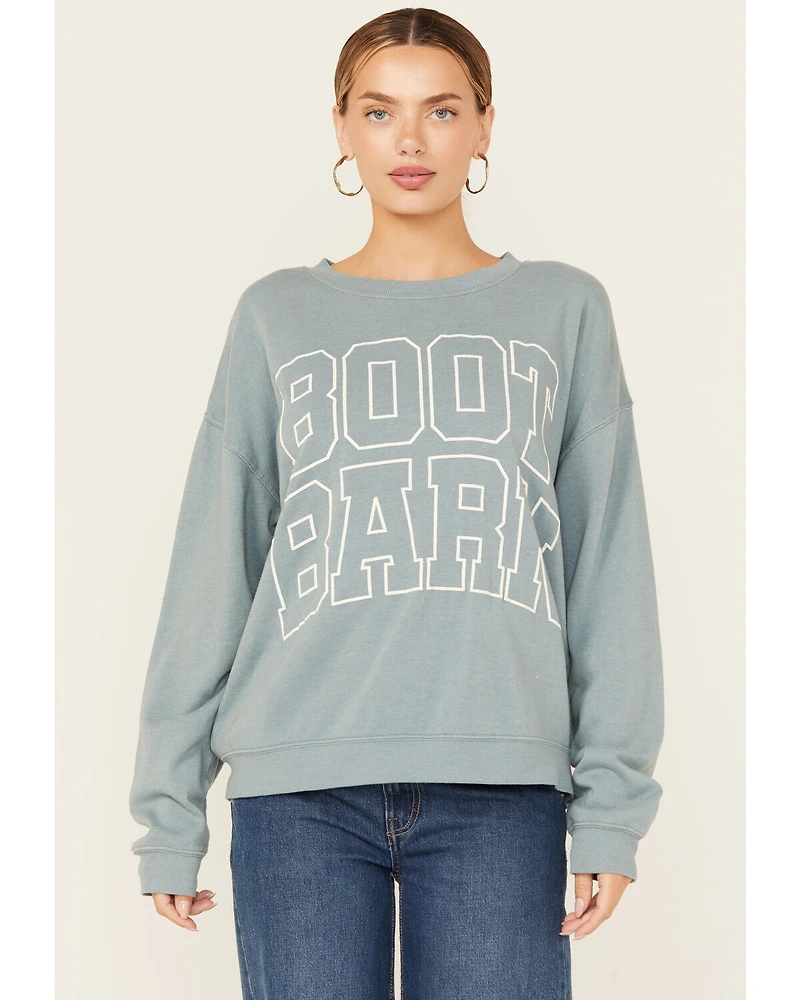 Boot Barn Women's Logo Graphic Crew Neck Sweatshirt