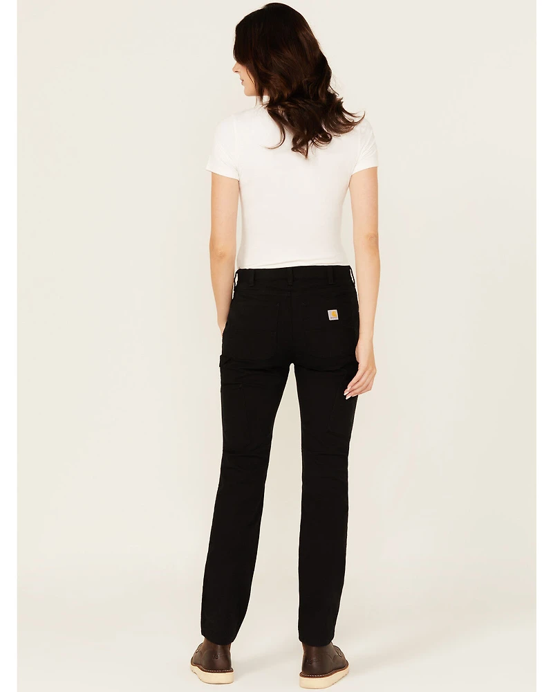 Carhartt Women's Rugged Flex® Relaxed Fit Double-Knee Canvas Work Pants