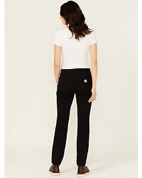 Carhartt Women's Rugged Flex® Relaxed Fit Double-Knee Canvas Work Pants