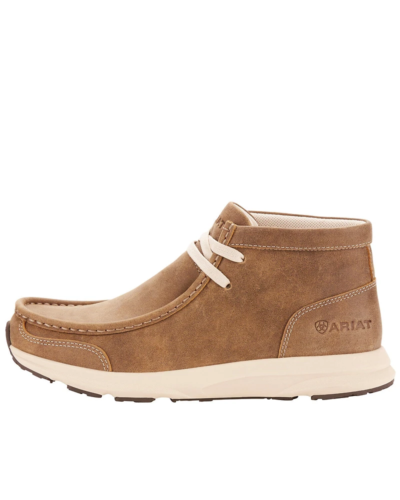 Ariat Women's Spitfire Brown Bomber Boots - Moc Toe
