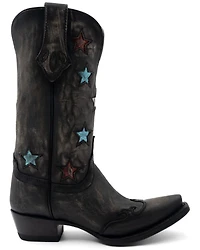 Ferrini Women's Estrella Star Inlay Tall Western Boots - Snip Toe