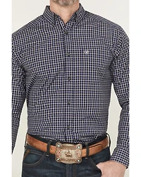 Ariat Men's Canaan Pro Series Plaid Print Long Sleeve Button-Down Stretch Western Shirt