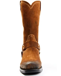 Brothers and Sons Men's Pull-On Roughout Motorcycle Boots - Square Toe