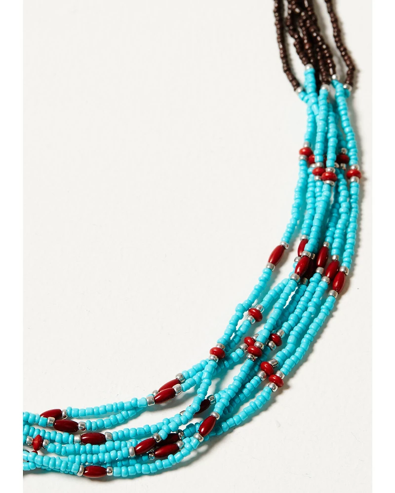 Idyllwind Women's Costa Bella Antique Seed Bead Necklace