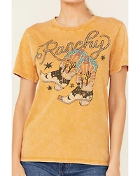 Rock & Roll Denim Women's Ranchy Short Sleeve Graphic Tee