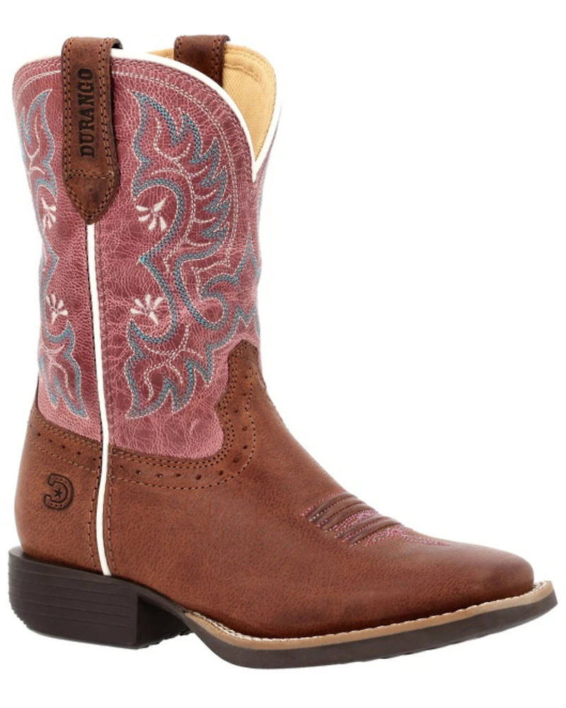 Durango Girls' Shyloh Performance Western Boots - Broad Square Toe
