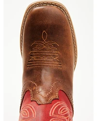 Justin Boys' Canter Western Boots - Square Toe