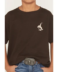 Riot Society Boys' Bucking Bronco Embroidered Short Sleeve T-Shirt