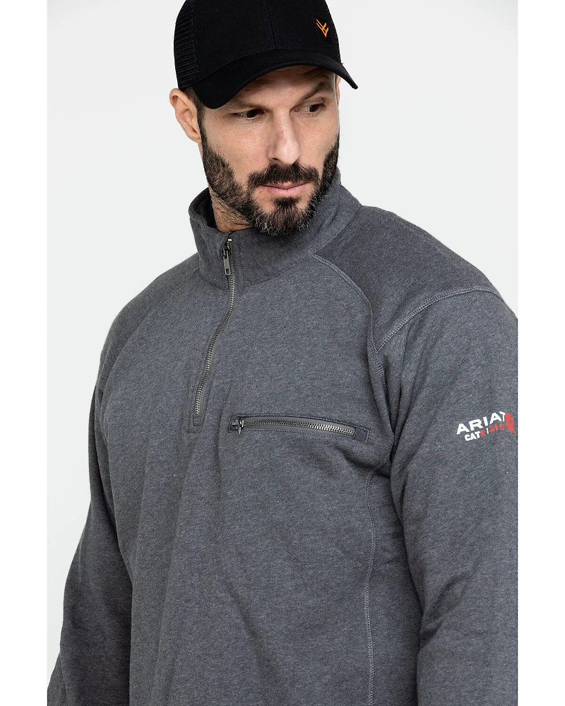 Ariat Men's FR Rev 1/4 Zip Work Pullover - Tall